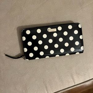 Kate Spade Polka Dot large Wallet